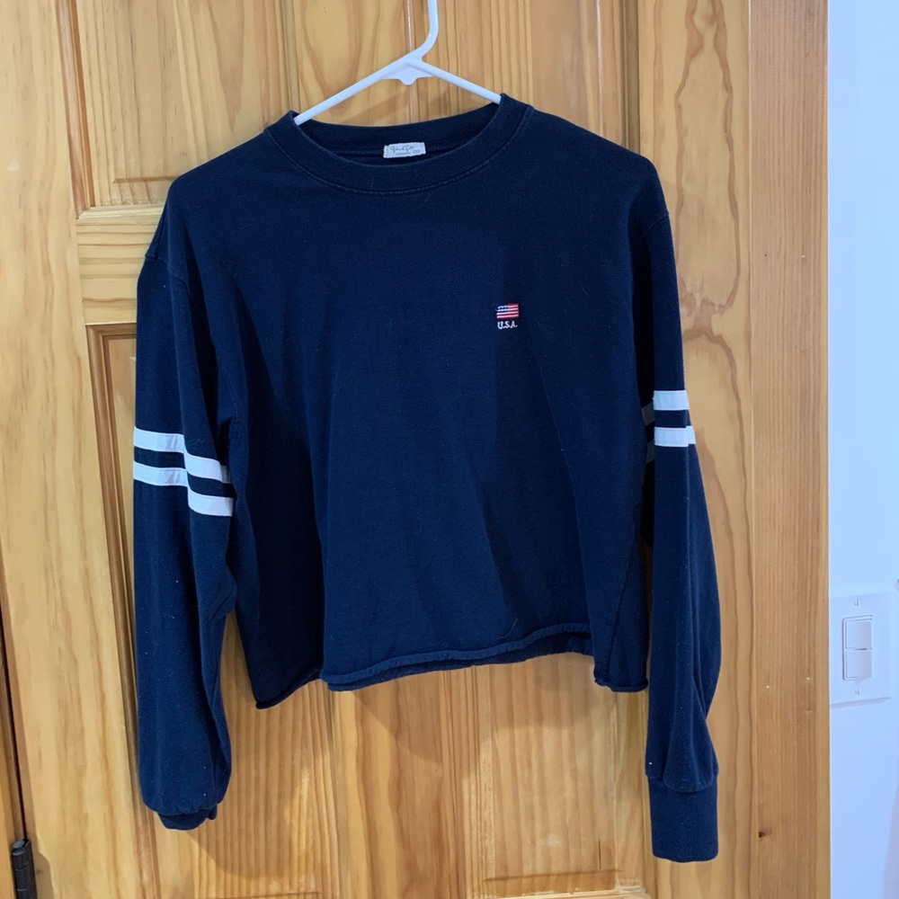 Brandy Melville navy USA shirt